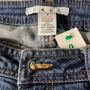 Cabi.slim jeans size 8 DARK DENIM